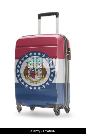 Koffer lackiert in uns Staatsflagge - Missouri Stockfoto