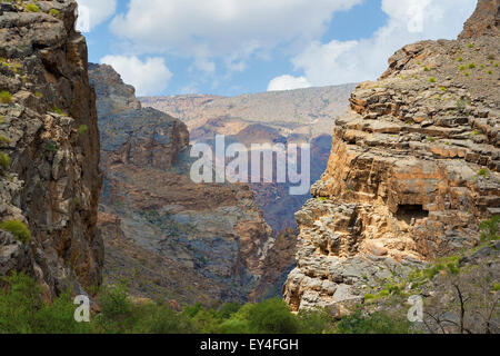 Bild der Landschaft in der Nähe von Nizwa in Oman, Naher Osten Stockfoto