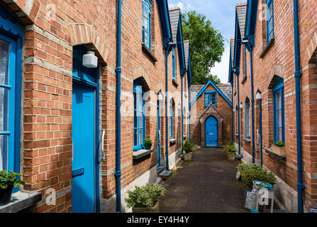 Viktorianische Armenhäuser auf Middle Street in Padstow, Cornwall, England, UK Stockfoto