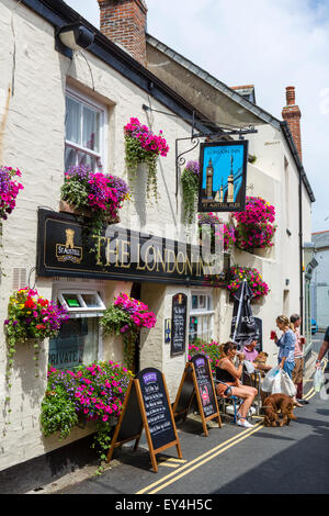 Das London Inn Pub in Padstow, Cornwall, England, UK Stockfoto