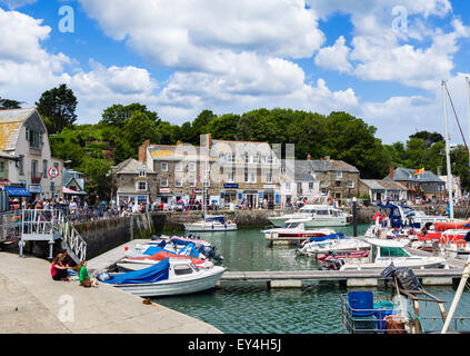 Der Hafen in Padstow, Cornwall, England, UK Stockfoto