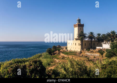 Kap Spartel, Landzunge am Eingang der Straße von Gibraltar, 12 km westlich von Tanger, Marokko. Stockfoto