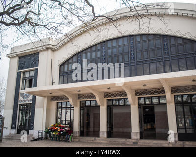 Cais Sodré freundlicher Bahnhof Stockfoto