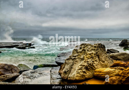 Turimetta Strand, seine, Sydney Vorort Stockfoto