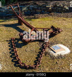 Museum alte landwirtschaftliche Maschinen in Australien, SA, Kapunda. Stockfoto