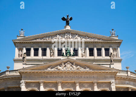 Alte Oper Oper, Frankfurt Am Main, Hessen, Deutschland Stockfoto