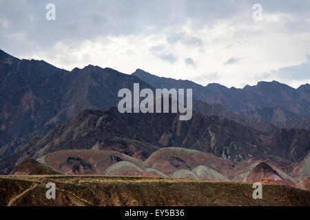 Danxia Landform in Zhangye, China Stockfoto