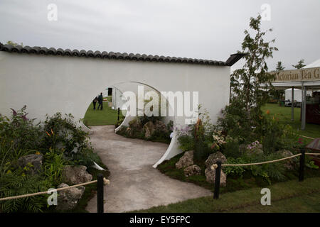 Knutsford, UK. 22. Juli 2015. China "Mutter der Gärten" im RHS Flower Show Tatton Park. Bildnachweis: Keith Larby/Alamy Live-Nachrichten Stockfoto