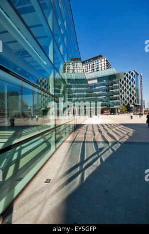 Medienstadt Salford Quays England Stockfoto