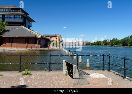 Cardiff County Council Hall, Atlantic Wharf, Cardiff, Südwales, UK. Stockfoto