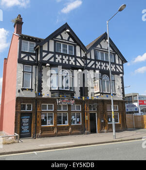 The Kings Head Pub, Winwick St, Warrington, Cheshire, England, UK Stockfoto