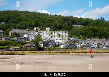 Grange über Sand, an der Mündung Flusses Kent, Cumbria Stockfoto