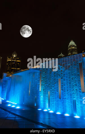 Innenstadt von Charlotte, North Carolina, USA Skyline ...