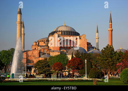 Hagia Sophia, eines der wichtigsten "Markenzeichen" von Istanbul, Türkei Stockfoto