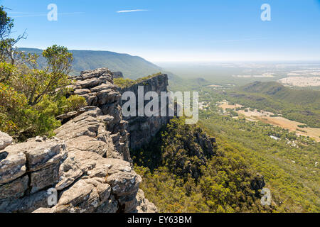 Blick von der Zinne des Halls Gap im Grampians National Park, Victoria, Australien Stockfoto