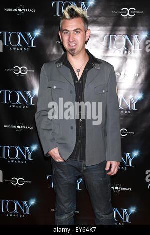 Ein Prosit auf die 2015 Tony Awards Creative Arts nominierten statt im Hudson Terrace – Ankünfte.  Mit: John Clancy wo: New York City, New York, Vereinigte Staaten, wann: 20. Mai 2015 Stockfoto