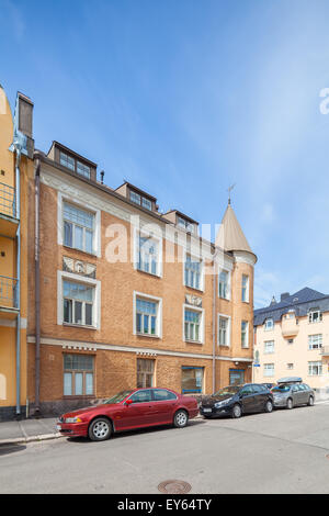 Schöne Gebäude in Helsinki, Finnland Stockfoto