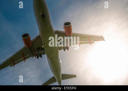 Passagierflugzeug Stockfoto