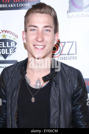 Villa Of Blood "premiere und Preisverleihung am American Cinematheque Egyptian Theatre - Ankünfte Featuring: Talon Reid wo: Los Angeles, California, Vereinigte Staaten von Amerika bei: 20. Mai 2015 Stockfoto