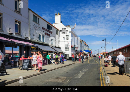 Pier Road Whitby Stockfoto