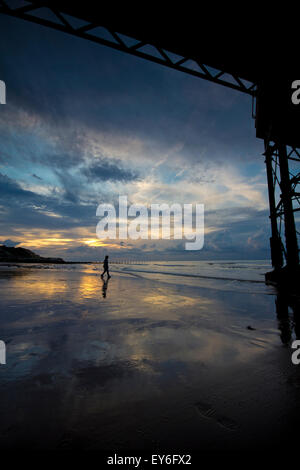 Unter Cromer Pier, Strand, Cromer, Norfolk © Clarissa Debenham / Alamy Stockfoto