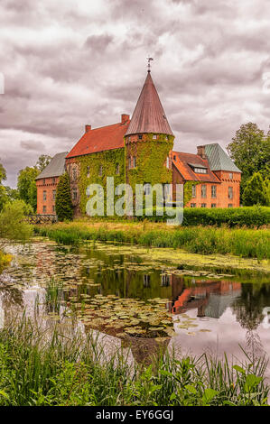 Ortofta Slott ist eine Burg in Eslov Gemeinde, Scania, in Südschweden. Stockfoto