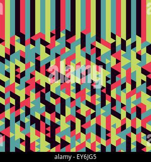 Abstrakten geometrischen Hintergrund. Mosaik. Vektor-Illustration. Einsetzbar für Wallpaper, Hintergrund und Buchcover. Stock Vektor