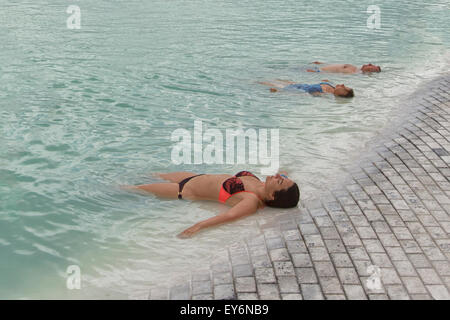 Blue Lagoon Resort in der Nähe von Reykjavik, Island Stockfoto