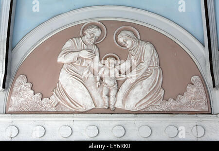 Heilige Familie, Basilika Mariä der Jungfrau Maria in Marija Bistrica, Kroatien Stockfoto