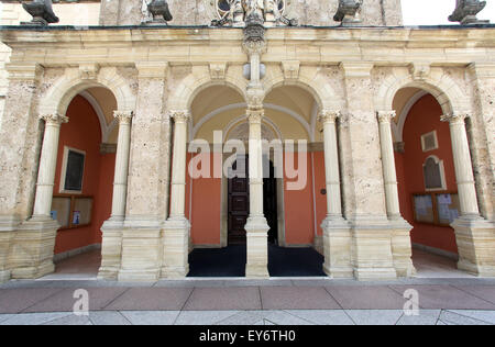 Basilika Mariä Himmelfahrt der Jungfrau Maria in Marija Bistrica, Kroatien, am 14. Juli 2014 Stockfoto