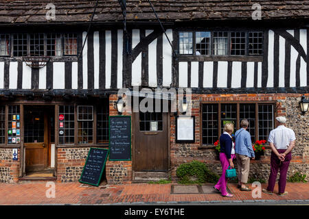 Das George Inn, Touristenort, Sussex, UK Stockfoto