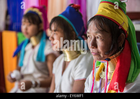 Padong Dorf am Inle-See, Myanmar Stockfoto