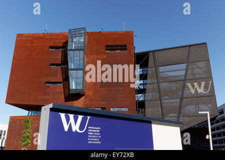 Hörsaalzentrum der hat oder der Wirtschaftsuniversität Wien, Österreich Stockfoto