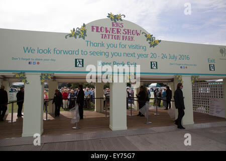 Knutsford, UK. 23. Juli 2015. RHS Flower Show Tatton Park öffnet sich zu den öffentlichen Kredit: Keith Larby/Alamy Live News Stockfoto