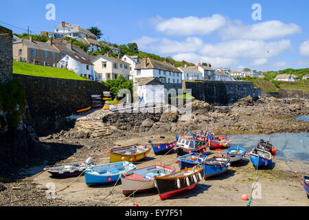 Cornwall, Fischerei Dorf Coverack, Lizard Halbinsel im Sommer Stockfoto