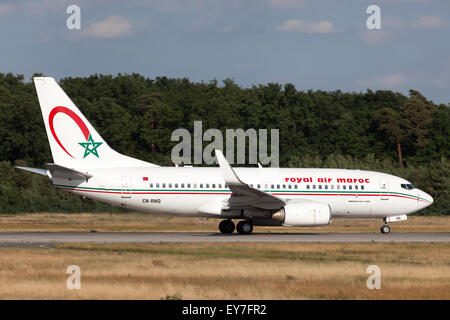 Royal Air Maroc Boeing 737-700 ab Flughafen Frankfurt Stockfoto