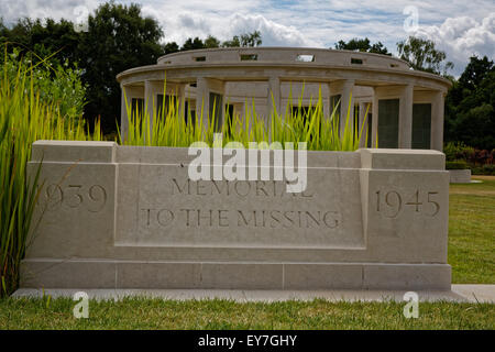 1939-1945 Memorial auf die fehlende bekannt als Brookwood Memorial auf dem Commonwealth Brookwood Cemetery in England Stockfoto