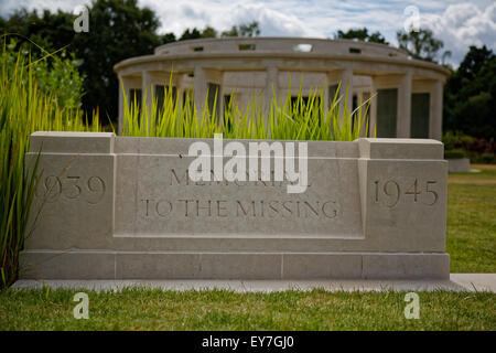 1939-1945 Memorial auf die fehlende bekannt als Brookwood Memorial auf dem Commonwealth Brookwood Cemetery in England Stockfoto