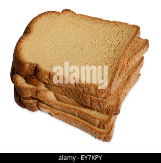 Scheiben frei Weizen Gluten frei Molkerei frei Schwarzbrot Stockfoto