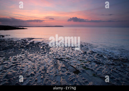 Sonnenaufgang von Brassen Cove Stockfoto