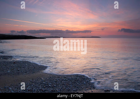 Sonnenaufgang von Brassen Cove Stockfoto