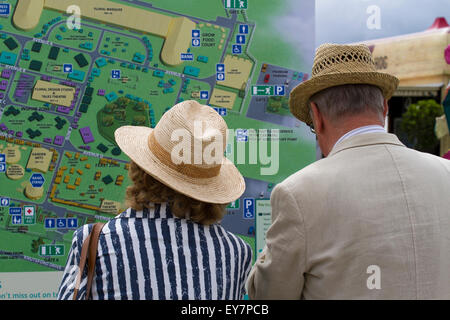 Cheshire, UK. 23. Juli, 2015.Tatton Park, Knutsford, Cheshire, UK Credit: Cernan Elias/Alamy Live-Nachrichten Stockfoto