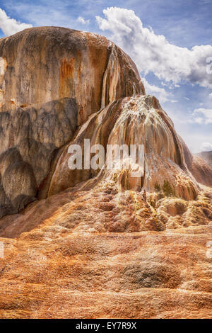 Orange Spring Mound im Yellowstone National Park Stockfoto