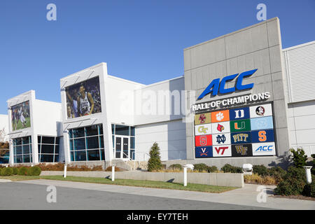 Atlantic Coast Conference (ACC) Hall of Champions, Greensboro, North Carolina, USA Stockfoto