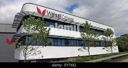 Walsall College-Neubau, West Midlands, England, UK - Wide Shot Stockfoto