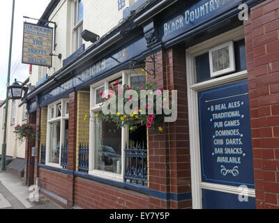 Der hübsche Ziegel Pub, Walsall, schwarzen Land, West Midlands, England, UK Stockfoto