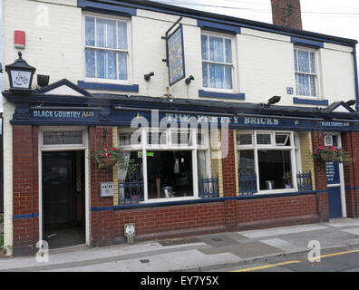 Der hübsche Ziegel Pub, Walsall, schwarzen Land, West Midlands, England, UK Stockfoto