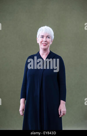 Schriftsteller Nicola White, erscheinen auf dem Edinburgh International Book Festival. Stockfoto