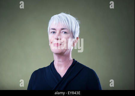 Schriftsteller Nicola White, erscheinen auf dem Edinburgh International Book Festival. Stockfoto