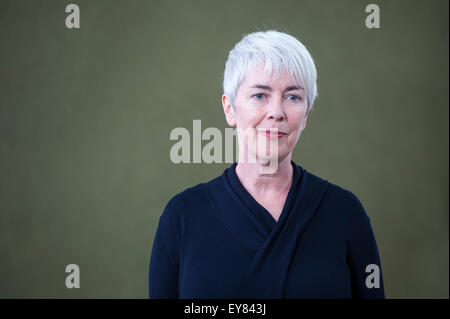 Schriftsteller Nicola White, erscheinen auf dem Edinburgh International Book Festival. Stockfoto